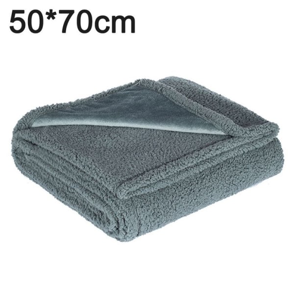 Vaskbar hundeteppe, fluffy og mykt katteteppe, for grå