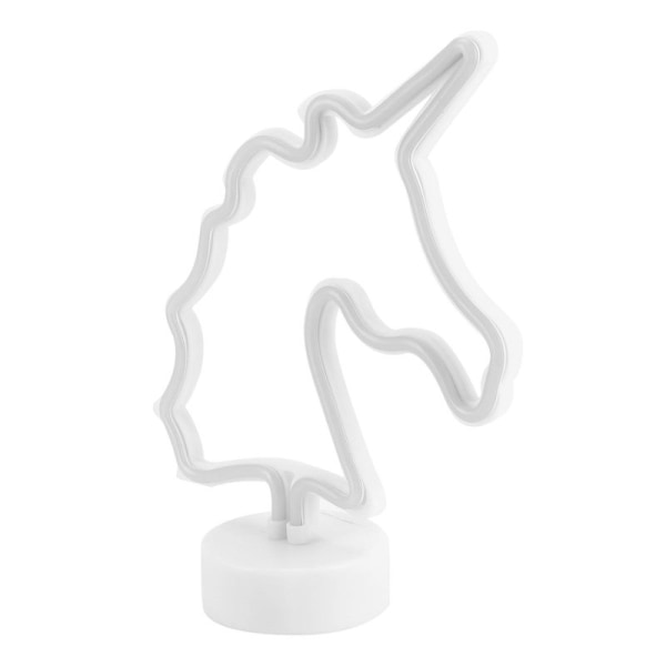 Neon skiltlys, innovativ farverig LED natlampe til skrivebord