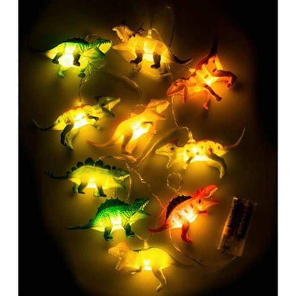 3 meter 20 LED dinosaurie ljusslinga girlang för