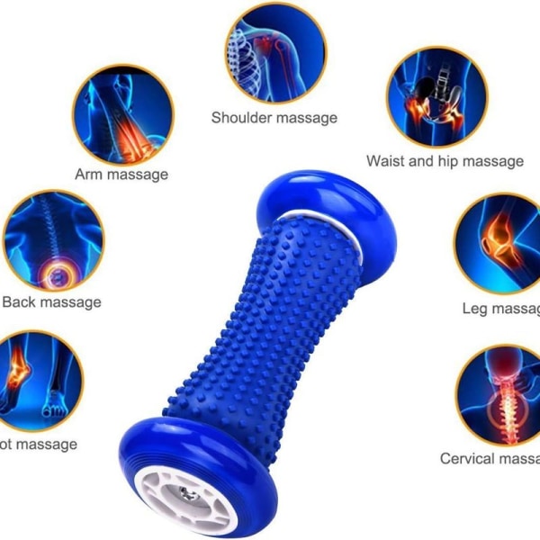 IREGRO fodrulle muskelrullepind, hånd- og fodmassagerulle, fascia-rulle