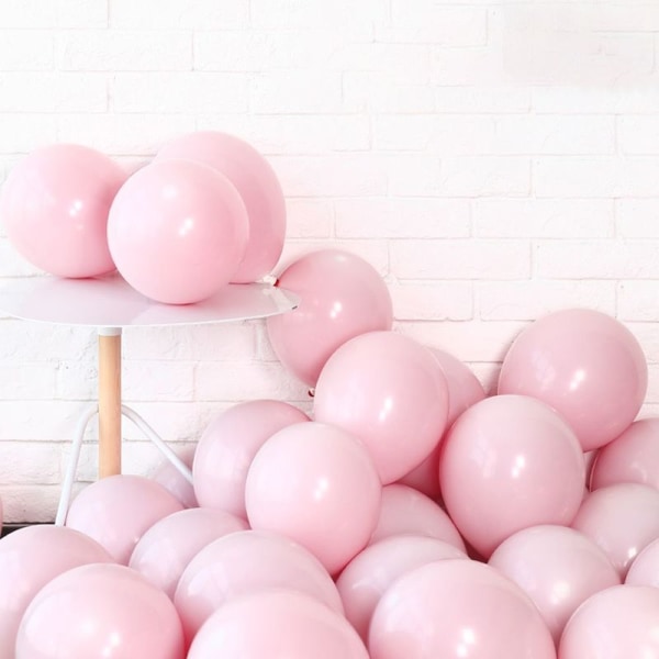 Chailert Ballong: 10-tums rosa ballong latexballong för