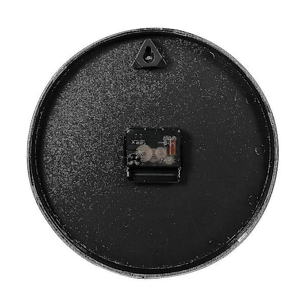 Premium Silver Väggklocka - Modern Tyst Väggklocka för Hem, Kontor, Kök, 10\"
