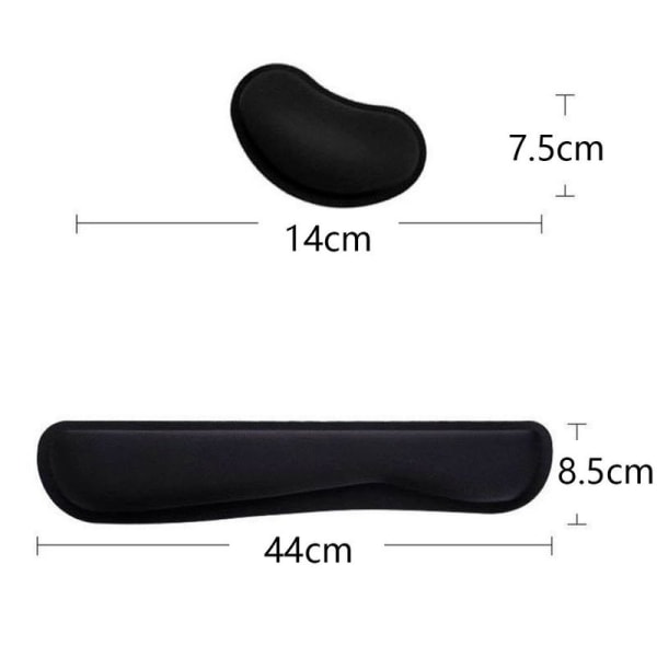 Tangentbordshandledsstöd Musmatta Mus handledsstöd. Tangentbordsplatta handledsstöd
