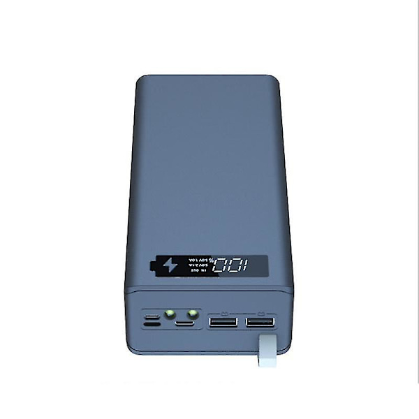 Usb 16x18650 Pankkikotelo Char Stora Laatikot C16 Led-valolla Irrotettava Sm