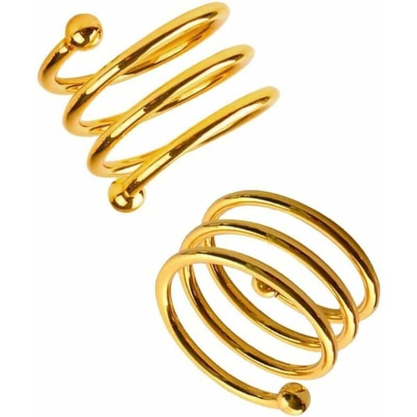Guld servietringe 8 stk servietringe servietholder servietringe un