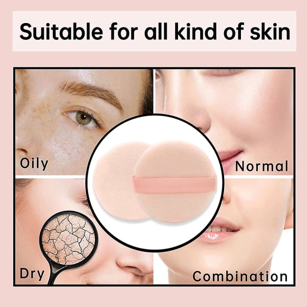 Pcs Powder Puff For Makeup Face Powder,used To Set Makeup Loose Powder, Blush