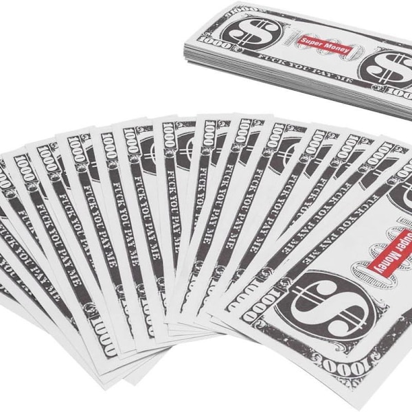 GOODS + Gadgets Super Money Gun -lelu, rahanheitin, juhlat, revolveri, ampuu
