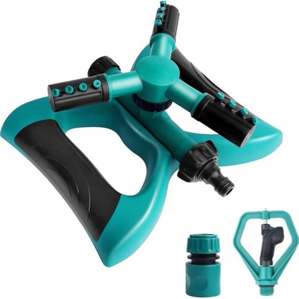 Trädgårdssprinkler, automatisk gräsbevattningssprinkler 360 grader