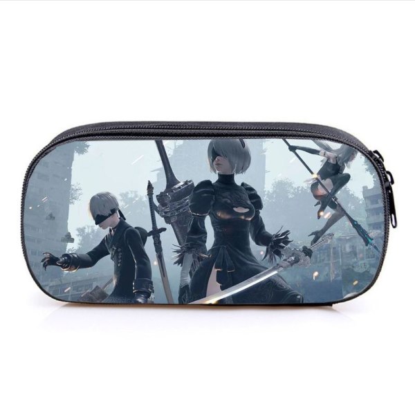 Game NieR: Automata 2-FOLD kynäkotelo 2B 9S Koneet-kirjoitustarvikekotelo pelifaneille