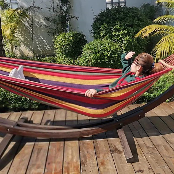 Udendørs Have Camping Hængekøje Bærbar Hængekøje til Terrasse Have