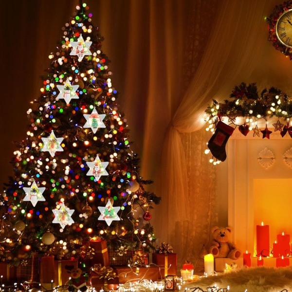 Julekalender med mini-ophæng til nedtælling til jul
