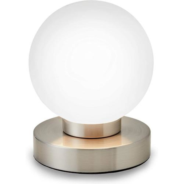Touch-sänglampa 3 intensiteter, bordslampa med touchfunktion, läslampa, sovrumsbelysning, babybarnrum, 3 ljusstyrkenivåer