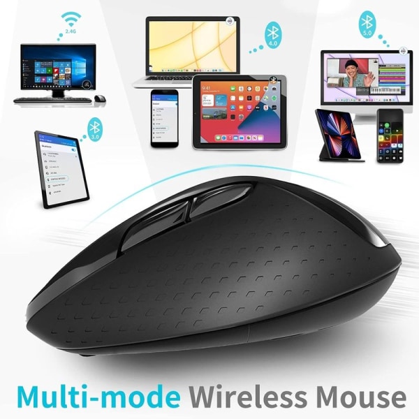 Trådløs mus, stille multimodusmus, Bluetooth-mus