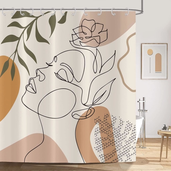 Bruseforhæng 180x200cm boheme vandtæt bruseforhæng