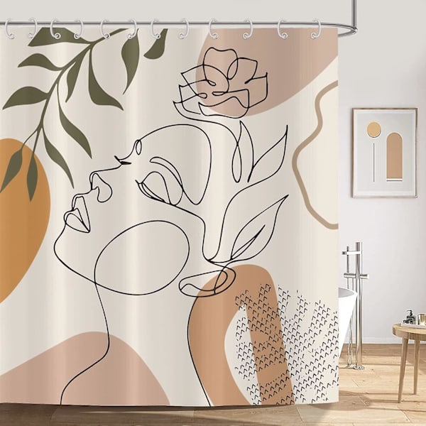 Suojakalvo 180x200cm boheemi vedenpitävä suihkuverho