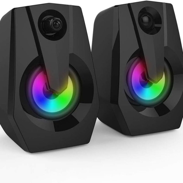 Tietokonekaiuttimet, USB-käyttöiset tietokonekaiuttimet LED-valoilla