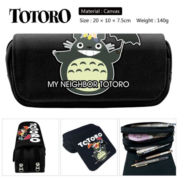 Naapurini Totoro case Mei Satsuki kynärasia paperitavaralompakko 20x10x7,5