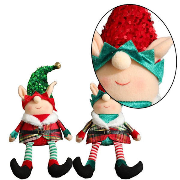 Nisse julebamser, nisse julelegetøj til drenge og piger