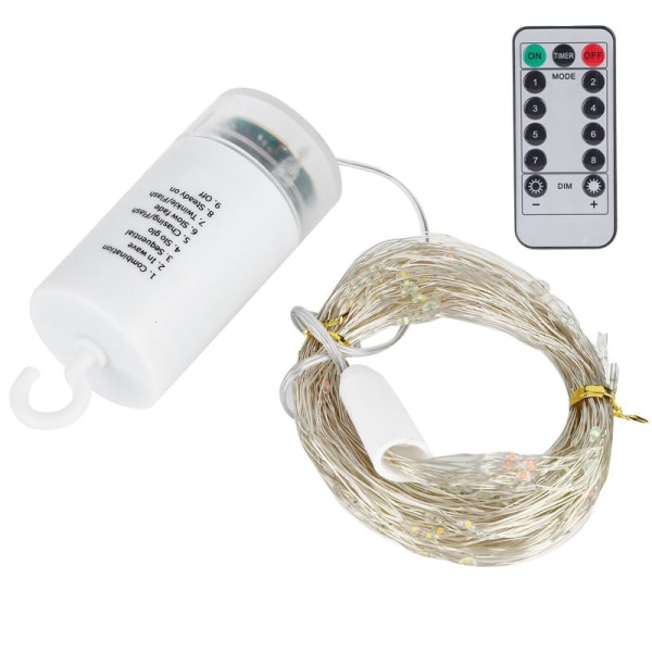 200 LED lange julelys med 8 moduser til juletreet
