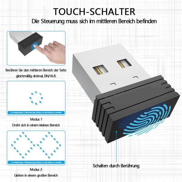 Uoppdagelig USB-musebevegelse - Ingen programvare nødvendig