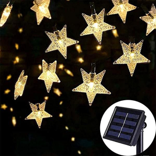 Utomhus solcellslampor 7m 50 LED 10m 100 LED