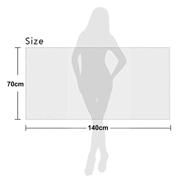 Badehåndkle for bad og dusj, basseng, studentbolig, med mykhet og absorberende, 70*140cm