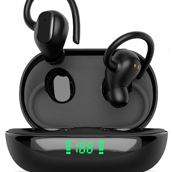 Bluetooth 5.1 -kuulokkeet urheiluun, vedenpitävät langattomat nappikuulokkeet