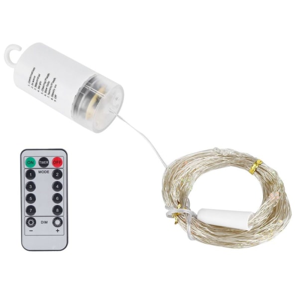 200 LED lange julelys med 8 moduser til juletreet