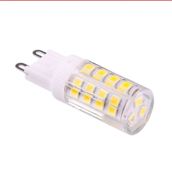 G9 LED-pærer, varm hvid 3000K, 5W, svarende til 40W halogen, ikke dæmpbar (sæt med 10)