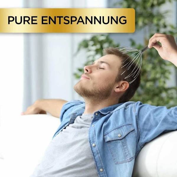 Huvudmassageapparat med förbättrat koncept [2020] - huvudkliare med 20 fingrar - Id