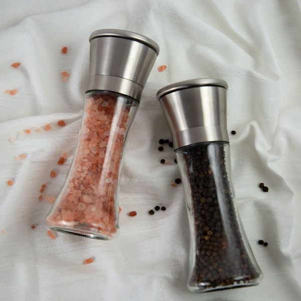 Käsintehty pippurimylly, säädettävä karkeus, täytettävä, manuaalinen
