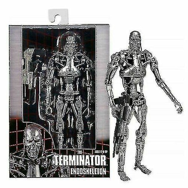 Terminator Hånddrevet T800 Skeleton Future Warrior T1000 Manipulator til at lave model Boxed Legetøjsdekoration
