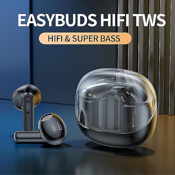 In-ear trådbundna hörlurar Subwoofer Stereo Bass Hörlurar Headset Med Mikrofon För Telefon (blå)