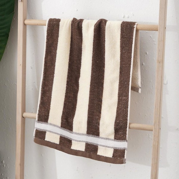 Håndklæder sæt af 2, bomuldsabsorberende blødt håndklæde til badeværelse, sport, rejser, fitness, yoga, 35*75 cm