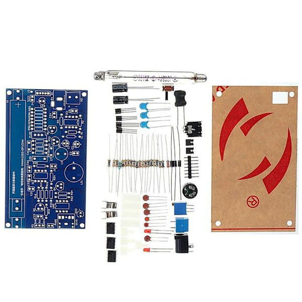 Omonterad DIY Geiger-räknare delar kit modul kärnstrålning detektor med