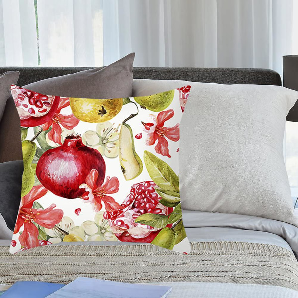 Soffa Kuddfodral, Kuddfodral med frukttryck, Kuddfodral för kontor