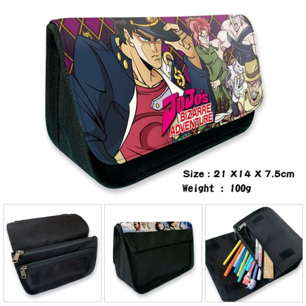 Anime JoJo's Bizarre Adventure kynäpussi Kujo Jotaro Josuke kynälaatikko paperitavarat