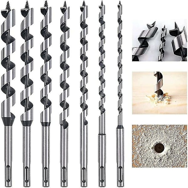 Bits Sds-plus Metallborr Träbearbetning Vridborr Set Kolborr Träbearbetning Borr Set