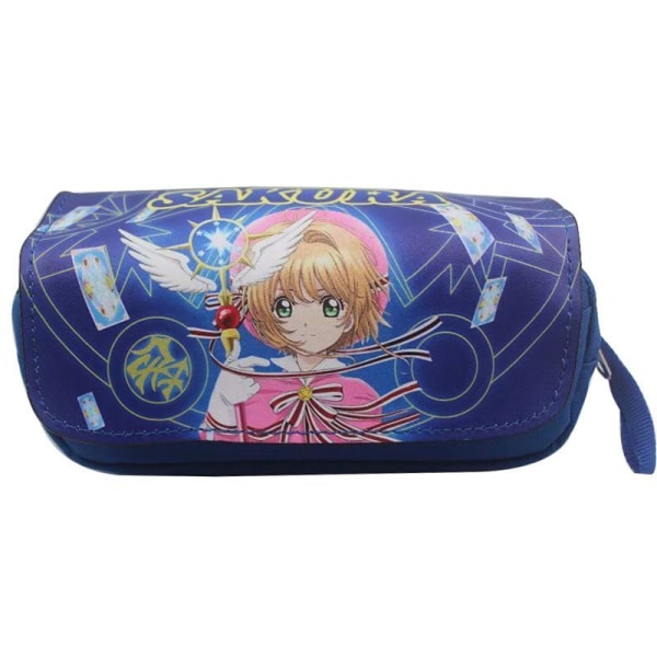 Anime Cardcaptor Sakura Blyantveske Flip Pennboks Kinomoto Student Blyantveske