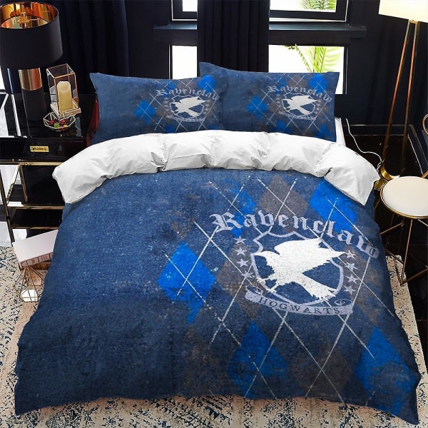 Magic College 30# 3d Home Textile Harry Potter School Dynetrekk Tredelt sengetøy