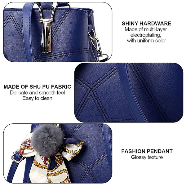 Høst og vinter ny damemote håndveske trend skulder crossbody veske