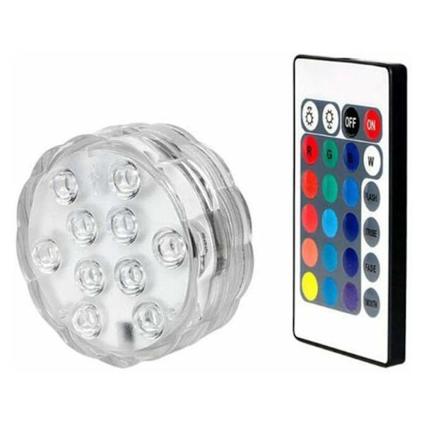 LED Akvarium Undervands Farverige Lys Fjernbetjening Spotlight Fest Dekoration