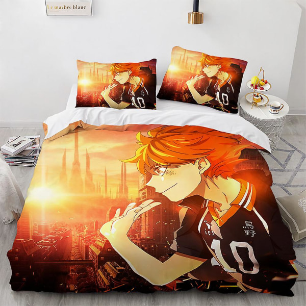 Pq-10# Series of Sports Volleyball Junior 3d Digital Printing Quilt Cover Set of Three Sets of Four Sets