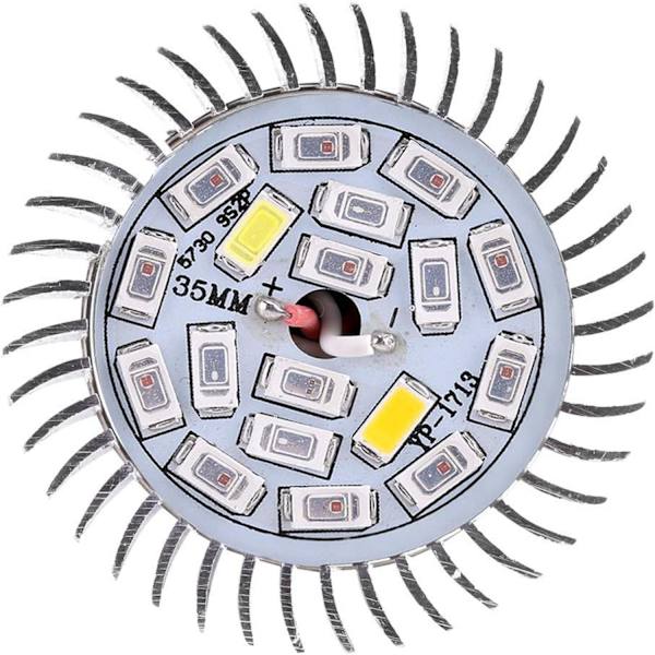 18W LED-kasvilamppu, täyden spektrin kasvivalo sisäkasveille (E27).
