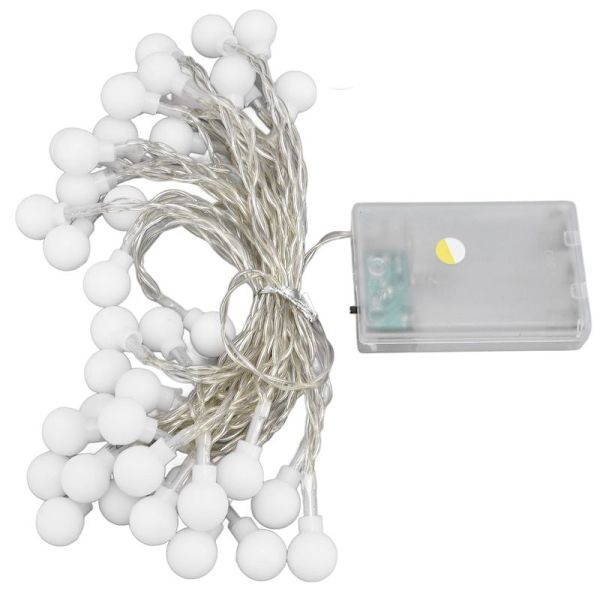 6M 40LED Globe String Light 2 Mode Vattentät Bröllop