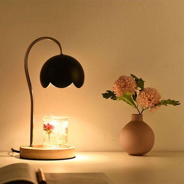 Doftljusvärmare lampa, doftvax, smältning, dimbar