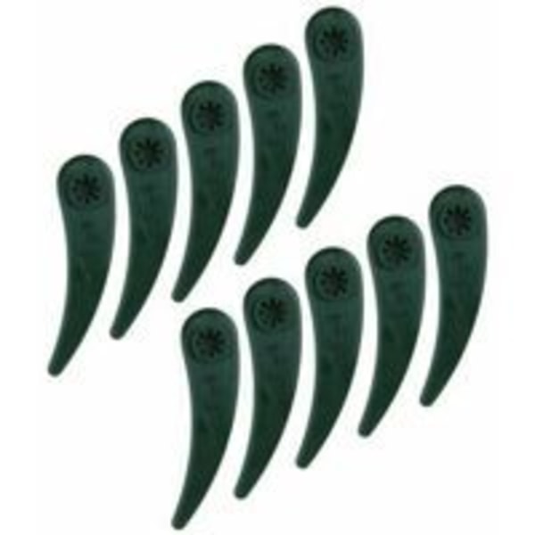 24-pack med plastutbytesblad för Bosch Art ART23-18Li ART 26-18Li gräsklippare - 84 x 23 x 1 mm