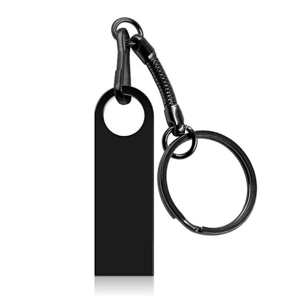 64GB USB 2.0 Flash-enhet exFAT Metall Tumdrive 64GB Svart