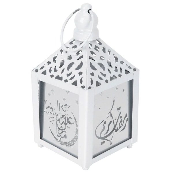Ramadan lampe jern hængende LED lys ornament til hjemmefest