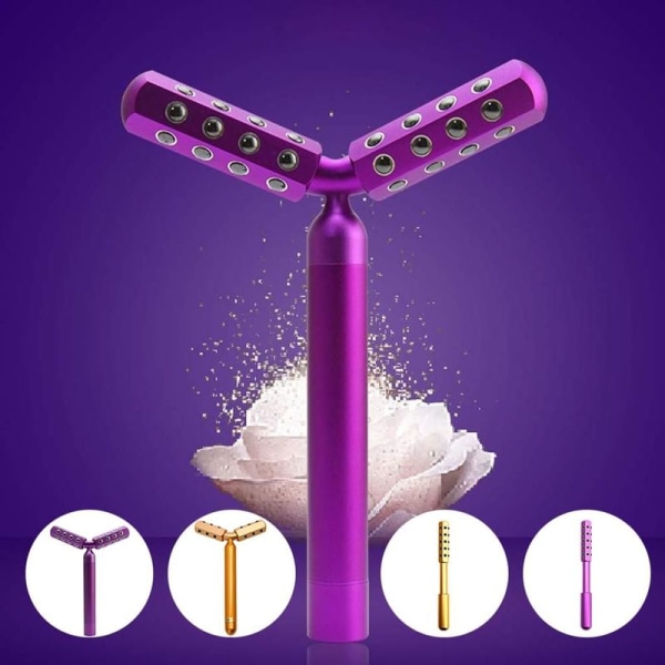Ansiktsmassagerulle, Germanium ansikte Y-typ rullmassager ansiktsmassager rynka